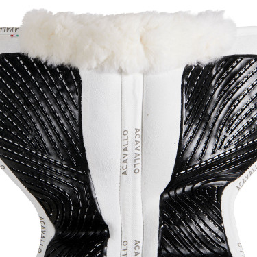 Salvacruz Close Contact Acavallo Classic Gel memoria de forma borreguillo Blanco / blanco