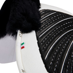 Salvacruz Close Contact Acavallo Classic Gel memoria de forma borreguillo Blanco / negro Salvacruz Close Contact Acavallo Classic Gel memoria de forma borreguillo Blanco / negro