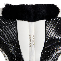 Salvacruz Close Contact Acavallo Classic Gel memoria de forma borreguillo Blanco / negro Salvacruz Close Contact Acavallo Classic Gel memoria de forma borreguillo Blanco / negro