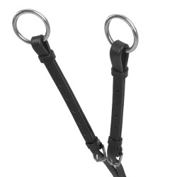 Pechopetral 5 puntos Acavallo cuero Negro