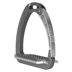 Estribos de aluminio Acavallo Arena Aluplus Titanium Gris