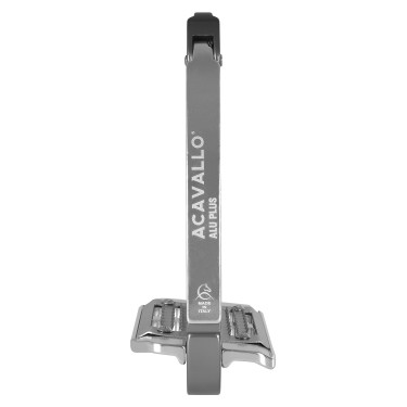 Estribos de aluminio Acavallo Arena Aluplus Titanium Gris
