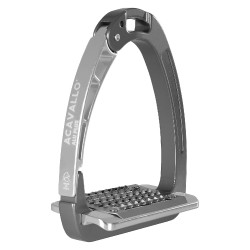 Estribos de aluminio Acavallo Arena Aluplus Titanium Gris