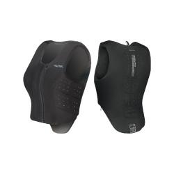 Chaleco de protección Komperdell Frontzip Slim Negro