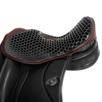 Funda de asiento de gel amortiguadora Acavallo Ortho Pubis - Doma Castaño Marr&amp;amp;amp;oacute;n