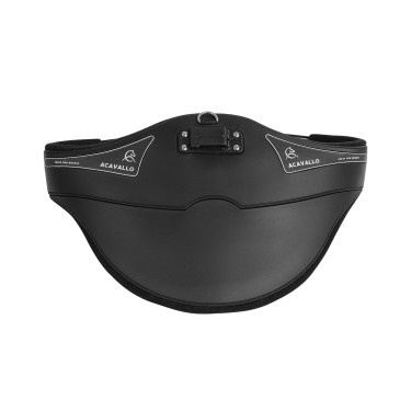 Hebilla corta de cincha abdominal Acavallo Gel & PVC Negro Hebilla corta de cincha abdominal Acavallo Gel & PVC Negro