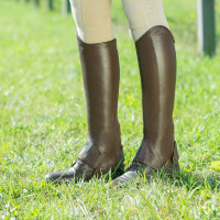 Polainas de cuero Horze Spirit Castaño Marrón