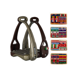 Estribos Opera grupo 1 Acavallo Castaño Marrón Estribos Opera grupo 1 Acavallo Castaño Marrón