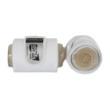 Vendas combi gel y elástico Acavallo Blanco