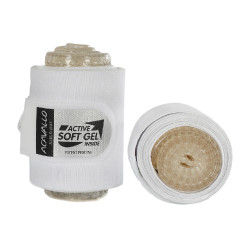 Vendas combi gel y elástico Acavallo Blanco
