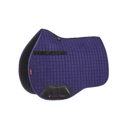 Mantilla LeMieux ProSport Suede GP Square Azul tinta