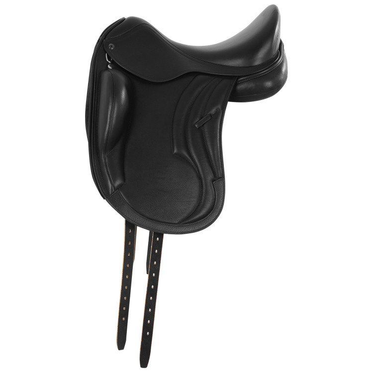 Silla de doma de faldón único de cuero Lusiana Equestro Silla de doma de faldón único de cuero Lusiana Equestro