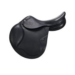 Silla de salto de cuero doble Meredith Equestro