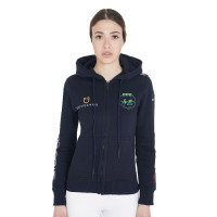 Sudadera con multi-logo para mujer Equestro Marino