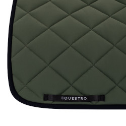 Alfombra de adiestramiento de tejido técnico edición Black Line Equestro Verde oscuro / negro