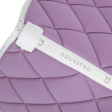 Alfombra de adiestramiento de tejido técnico con logotipo GP Equestro Lila / blanco Violeta
