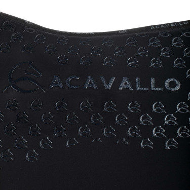Alfombra de doma de lycra con agarre de gel y parte inferior de fibra de bambú Acavallo Alfombra de doma de lycra con agarre de gel y parte inferior de fibra de bambú Acavallo