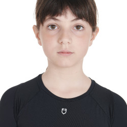 Camiseta técnica de entrenamiento para niños Equestro Camiseta técnica de entrenamiento para niños Equestro