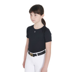 Camiseta técnica de entrenamiento para niños Equestro Camiseta técnica de entrenamiento para niños Equestro