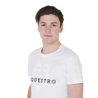 Camiseta ajustada con logo en el pecho hombre Equestro Marino Azul marino Camiseta ajustada con logo en el pecho hombre Equestro Marino Azul marino