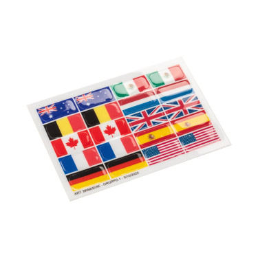 Set de pegatinas para estribos Opera Acavallo Bandera 1 Set de pegatinas para estribos Opera Acavallo Bandera 1