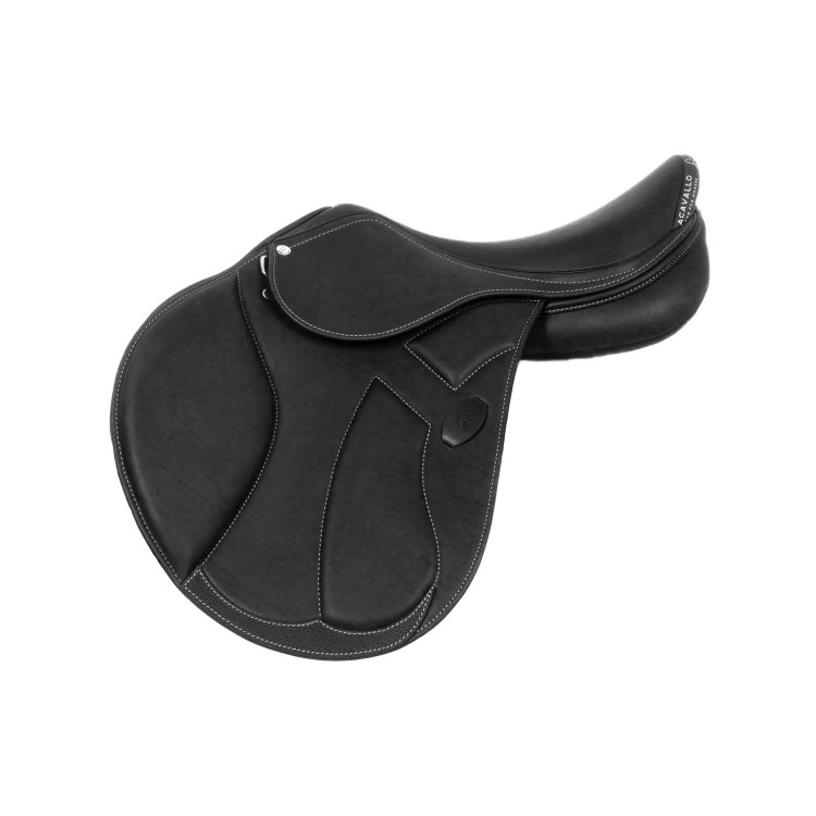 Silla de salto Modigliani con paneles de lana Acavallo Silla de salto Modigliani con paneles de lana Acavallo