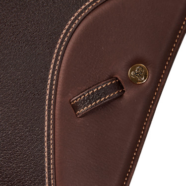 Silla de salto KC Race 2.6 Professional con armazón de carbono y kevlar Acavallo Marrón oscuro Marr&amp;amp;amp;oacute;n