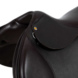 Silla de salto de cuero martillado Supreme Evolution New Equestro Marrón oscuro Marr&amp;amp;amp;oacute;n