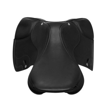 Silla de salto Roma con armazón de madera y cuero doble Acavallo Silla de salto Roma con armazón de madera y cuero doble Acavallo