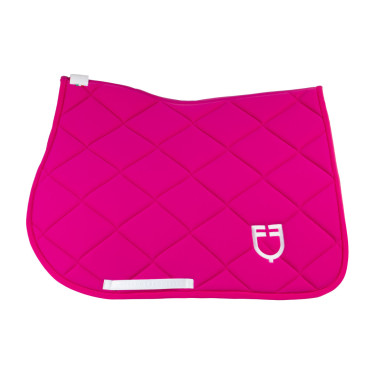 Almohadilla de salto Equestro Fucsia / blanco Rosa