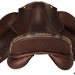 Silla de doma Perugino con tacos pequeños Acavallo Marrón oscuro Marr&amp;amp;amp;oacute;n