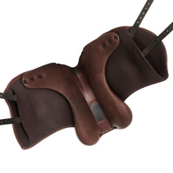 Silla de doma Perugino con tacos pequeños Acavallo Marrón oscuro Marr&amp;amp;amp;oacute;n