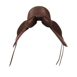 Silla de doma Mantegna con tacos largos Acavallo Marrón oscuro Marr&amp;amp;amp;oacute;n