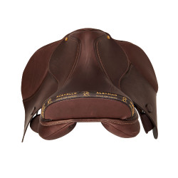 Silla de doma Mantegna con tacos largos Acavallo Marrón oscuro Marr&amp;amp;amp;oacute;n