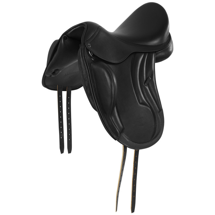 Silla de doma de faldón único de cuero Lusiana Equestro Silla de doma de faldón único de cuero Lusiana Equestro