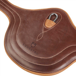 Cincha de baveta para salto en cuero Desiree Equestro Cincha de baveta para salto en cuero Desiree Equestro