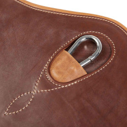 Cincha de baveta para salto en cuero Desiree Equestro Cincha de baveta para salto en cuero Desiree Equestro