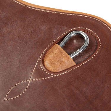 Cincha de baveta para salto en cuero Desiree Equestro Cincha de baveta para salto en cuero Desiree Equestro
