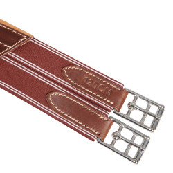 Cincha de baveta para salto en cuero Desiree Equestro Cincha de baveta para salto en cuero Desiree Equestro