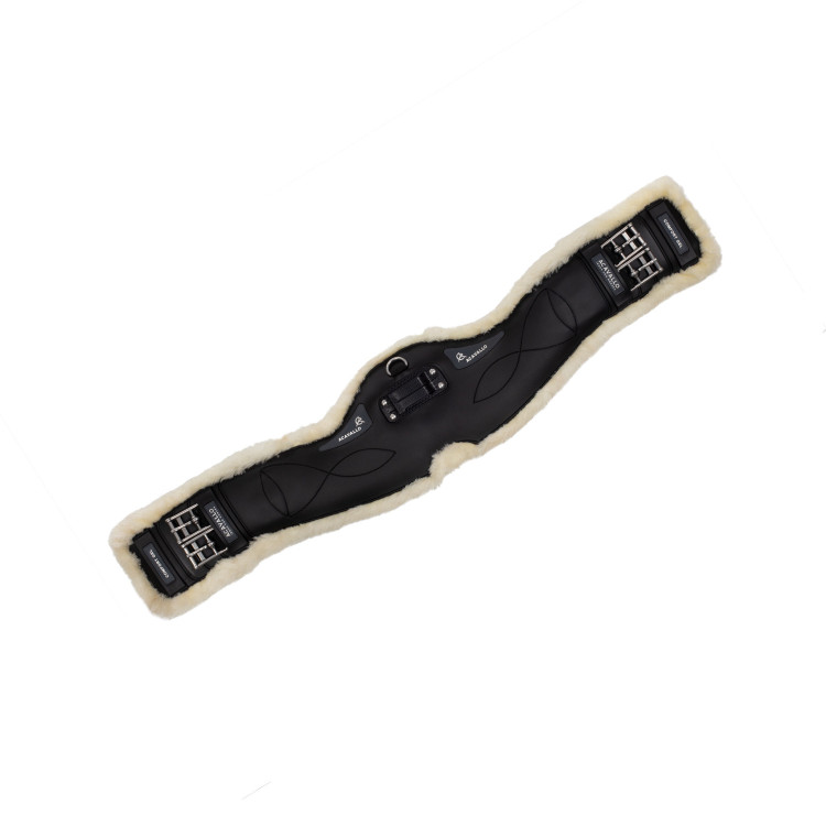 Cinchuelo corto de gel y PVC con hebillas de acero inoxidable y lana ecológica Acavallo Cinchuelo corto de gel y PVC con hebillas de acero inoxidable y lana ecológica Acavallo