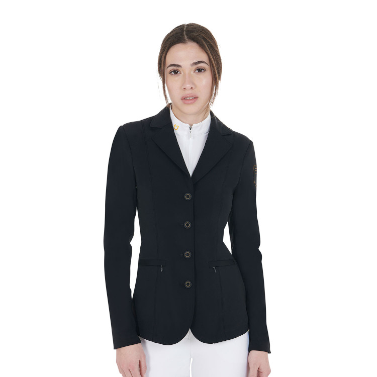 Chaqueta de concurso para mujer con logo bordado en contraste Equestro