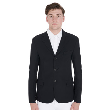 Chaqueta de competición perforada para hombre en tejido técnico Equestro