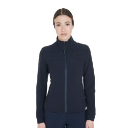 Chaqueta técnica para mujer de tejido perforado Hamar Equestro Marino Azul marino