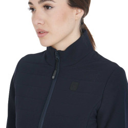 Chaqueta técnica para mujer de tejido perforado Hamar Equestro Marino Azul marino