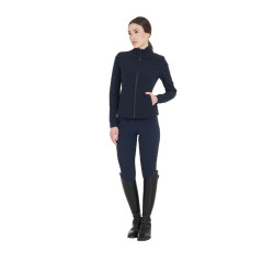 Chaqueta técnica para mujer de tejido perforado Hamar Equestro Marino Azul marino