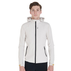 Chaqueta softshell técnica para hombre Equestro Crudo Beige