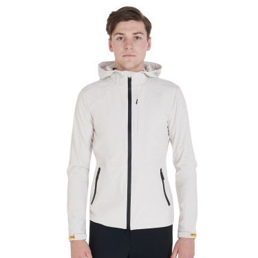 Chaqueta softshell técnica para hombre Equestro Crudo Beige