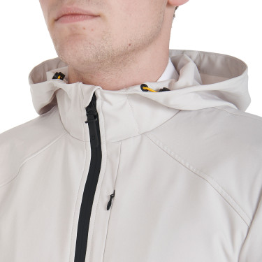 Chaqueta softshell técnica para hombre Equestro Crudo Beige