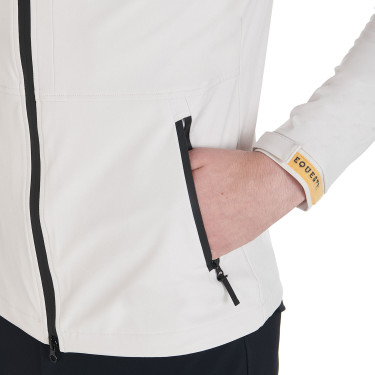 Chaqueta softshell técnica para hombre Equestro Crudo Beige
