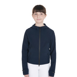 Chaqueta softshell técnica para niños Equestro Marino Azul marino
